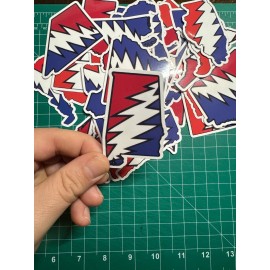 Heartland Sticker Co Alabama Stealie - Grateful Dead - Laminated Vinyl Sticker - 2"x3"