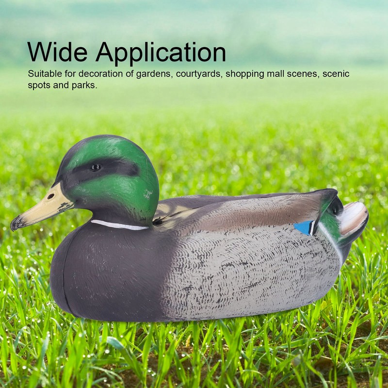 Simulation Duck Statue Animal Mold Decoration Plastic Crafts Gardening Courtyard