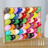 Wooden Thread Holder,54 Spool Wooden Thread Rack Wall Mounted Sewing