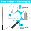Trash Pickup Tool,48Inch Trash Picker Upper Grabber High-Duty Stainless Steels