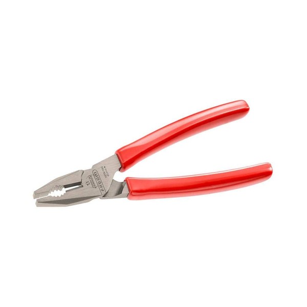 Facom 187 a.18g Universal Pliers with PVC Handle Carved, 180 mm, red