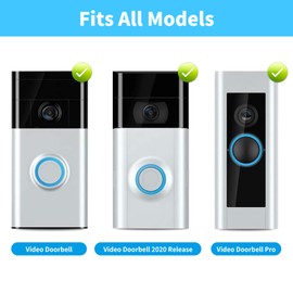 Doorbell Screwdriver Replacement Kit, Double-Ended T6 T15 Screwdriver with PH2 Head & 5 Sets of 20 Pcs Spare Security Screws for All R/ing Doorbells