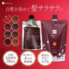 Lefine Natural Color Treatment for Men and Women 300g (1 Bottle, Natural Black)