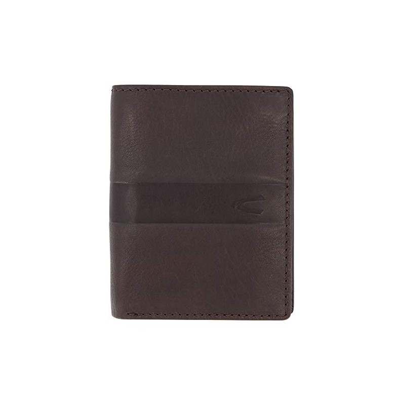 camel active Mali Men's RFID Portrait Leather Wallet Medium Brown,