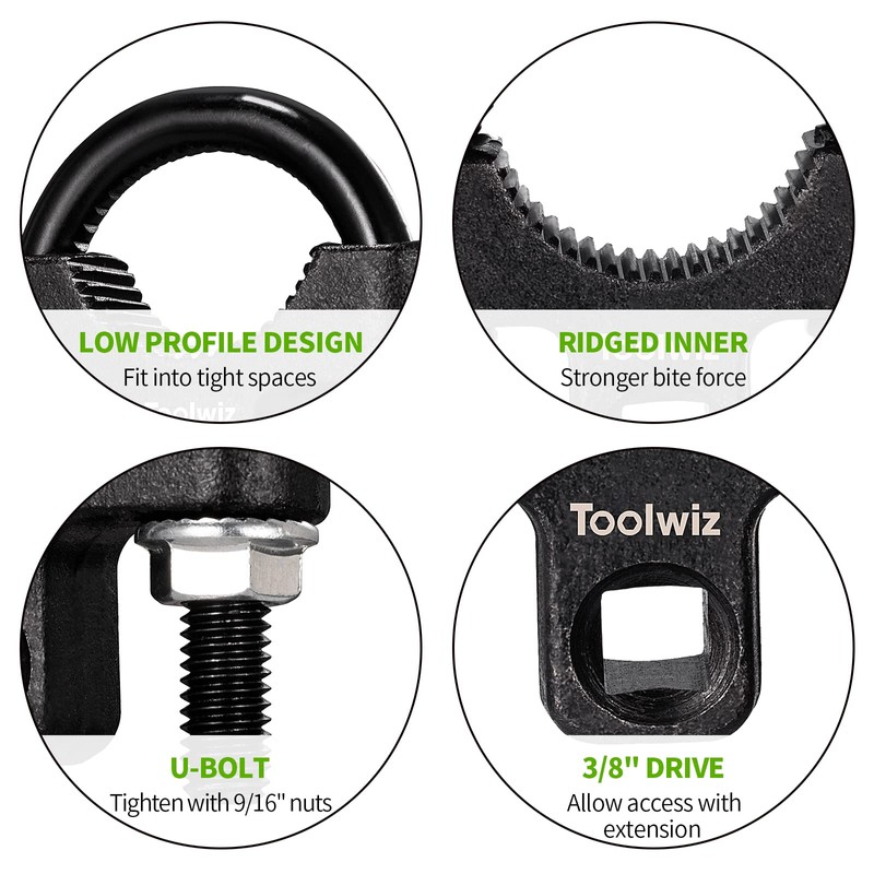 Toolwiz Inner Tie Rod Removal Tool - 3/8” inch Universal