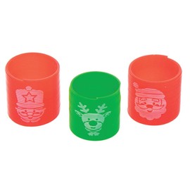 Baker Ross AX453 Christmas Slinky Favours - Pack of 12, Toy Springs For Kids Stocking Fillers, Party Bags and Small Toys for Children
