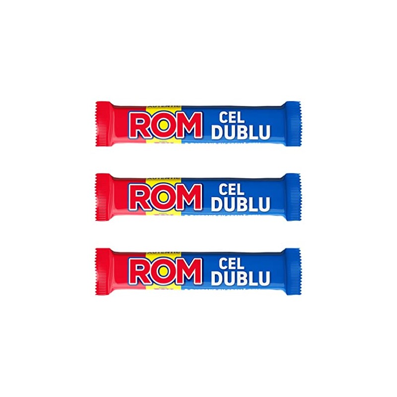 Autentic Rom Cel Dublu Romanian Chocolate - 3 Pcs x