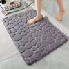 Cobblestone Texture Bathroom Mat for Shower and Sink Areas –