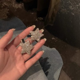 DIY Hairpin Making Materials / Hair Accessory Supplies / cd185 Free Size / Five Star Duckbill Clips Clip 200ea