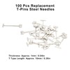 100 Pieces T-Pins, Tile Replacement Steel Needles, Tile Levelling System