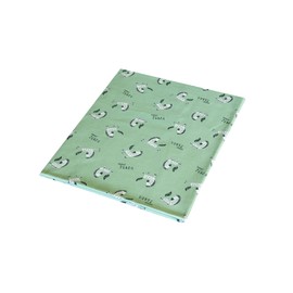 1buy3 Jersey Fabric Patterned for Sewing | 92% Cotton, 8% Elastane | Children's Fabric | Cotton Jersey | Pattern: Zebra Green | 200 cm x 160 cm | Basic Price per m² = €8.12