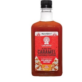 Lakanto Caramel Flavoured Topping Monkfruit Sweetener 375ml