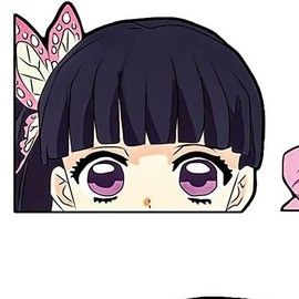 Demon Slayer Sticker Kanao Tsuyuri AnimePeeker Car Decal Stickers 4" H x 5"W
