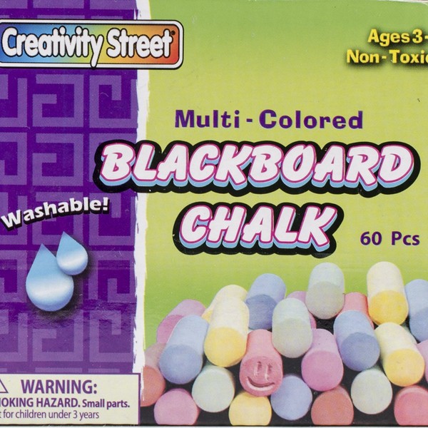 Blackboard Multicolored Chalk - 60 Piece