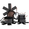 Thyme & Table Non-Stick 12-Piece Signature Cookware Set - Blue