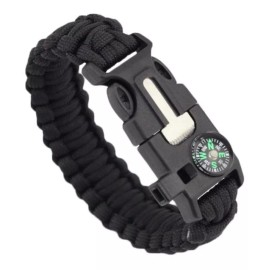 Patry Pulsera Brazalete Táctica Supervivencia Pedernal Paracord