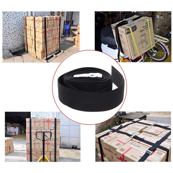 MroMax 0.98" Width x 16.4ft Length Lashing Straps Polypropylene Cam