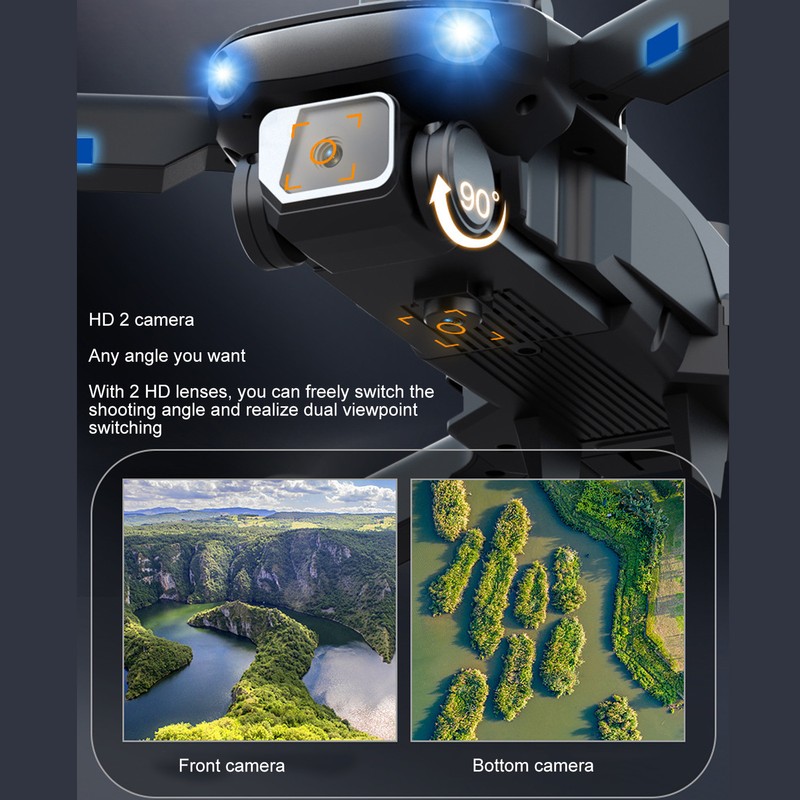 S150 Areial Drone Brushless Optical Flow Positioning HD Dual Camera