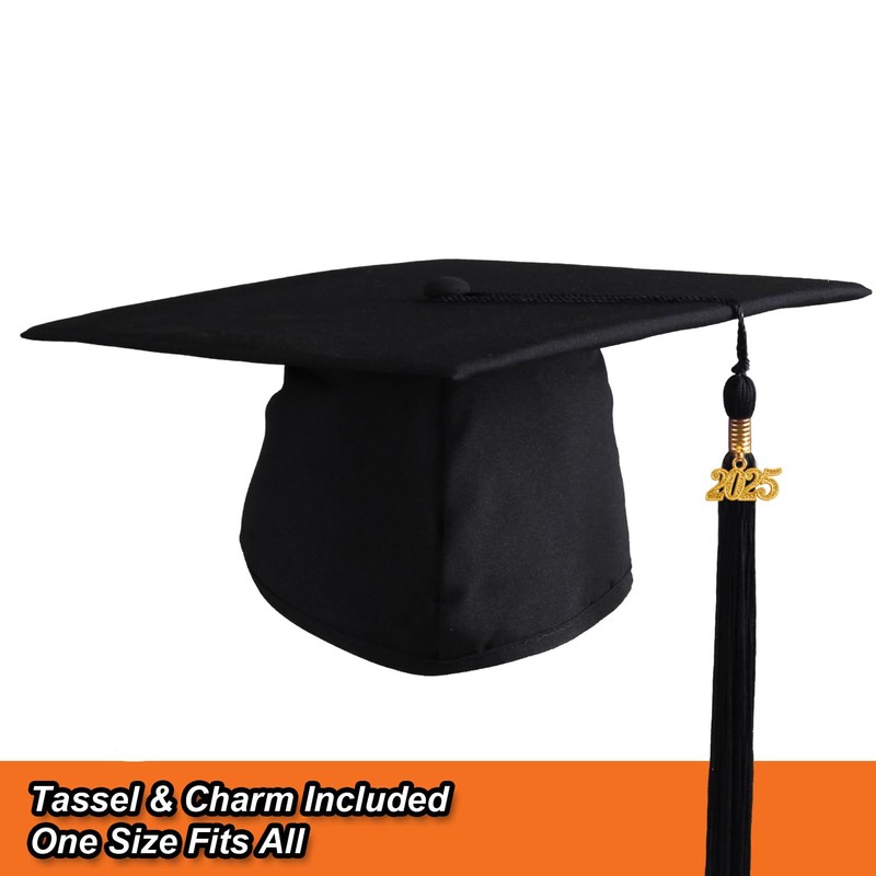 OSBO GradSeason Matte Graduation Gown Cap Tassel Set 2025 for