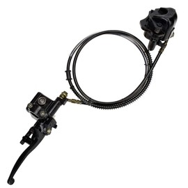 HIAORS Left Hand Hydraulic Disc Brake Master Cylinder Caliper Compatible with Taotao Sunl Roketa Nst 50cc 70cc 90cc 110cc 125cc Peace Eagle Cool Sports Mini Bike ATV Quad 4 Wheeler Parts