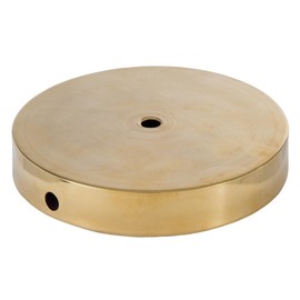 B&P Lamp® 6 Inch Unfinished Brass Finish Modern Style Spun Lamp Base