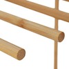 Relaxdays Pasta Dryer, 8 Bars, Long Pasta, Space-saving, Foldable, Bamboo