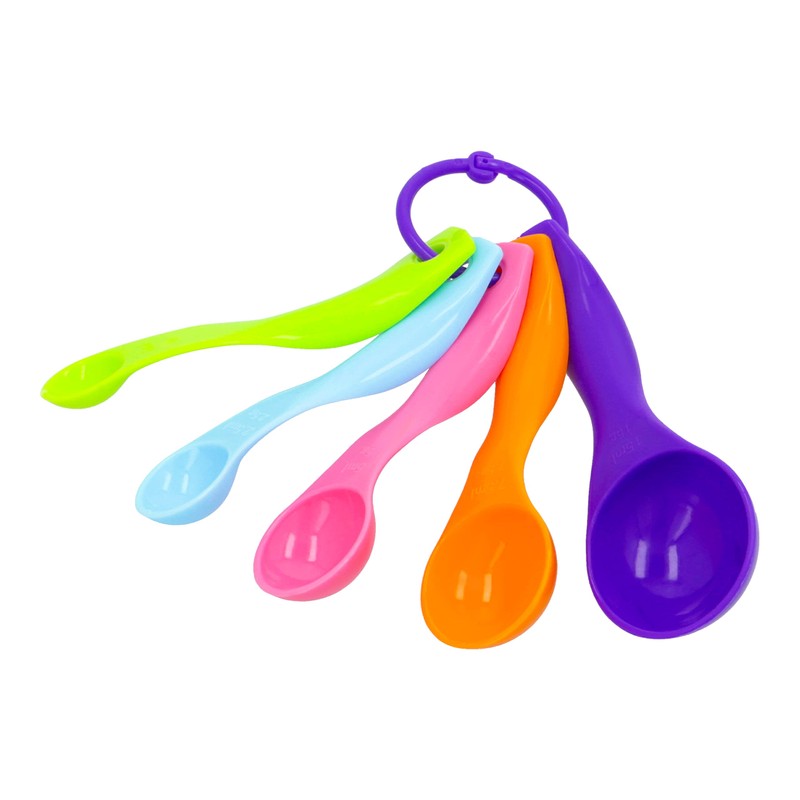 Rightox Measuring Spoon Set Food Grade BPA Free Durable Plastic