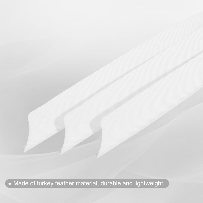 PATIKIL Arrows Vanes 4 Inch, 25 Pack Left Wing Arrow