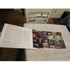 Vintage 1968 Buick Full Line All Model Foldout New Car Sales Brochure NOS