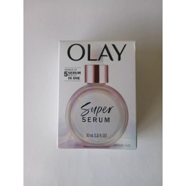 Olay Super Serum 1 FL OZ – 5‑in‑1 Facial Treatment with Niacinamide, Vitamin C, Peptides, AHA & Vitamin E for Hydration, Brightness & Anti-Aging
