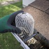 4Pcs Downspouts Gutter Guard 3 Inch Expandable Mesh Aluminium Downspout