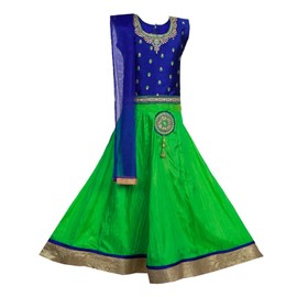 Ashwini - Falda para niña, Azul, 4-5 Años
