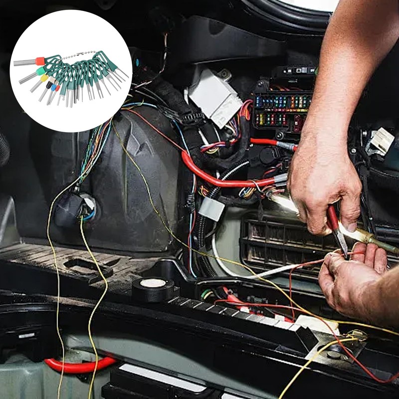Fangehong 41 Pcs Car Release Tool, Car Cable Plug Removal