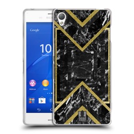 Head Case Designs Geometric Marble Soft Gel Case for Sony Mobile Phones. 1