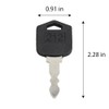 2PCS Ignition Keys 212, D554212 – Compatible with Doosan &