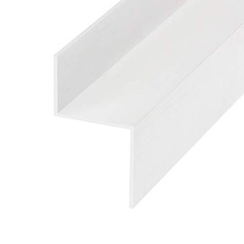 White - UPVC Shiplap Cladding 45mm Drip Trim