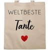 Shirtracer - Cotton Bag - Bags - Weltbeste Tante |
