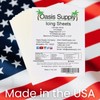 Oasis Supply, Ultra Flexible Icing Sheets, White, Paper 8.5" x