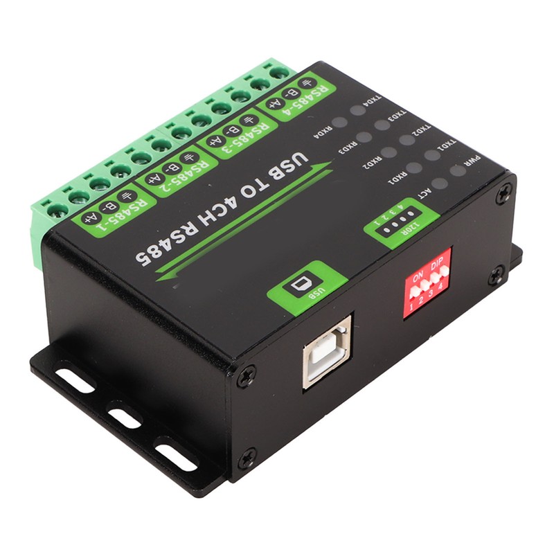 USB to 4CH RS485 Converter Onboard TVS Anti Thunder 120R