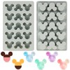 LIYDE Gummy Bear Silicone Molds, 15 Cavity Non-Stick Bear Silicone