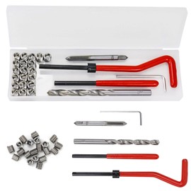 Helicoil Set, Fillet Rapporté, Helicoil, Helicoil M5 M6 M8, Filetage, Thread Repair Kit, Thread Repair Kit, Thread Repair, 75 Pieces