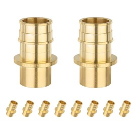 10PCS Foskan PEX-A Expansion Fittings,1"PEX A x3/4"Female Sweat Adapter