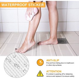 Ruitena - 36pcs Non-Slip Strip Stickers, Anti Slip Grip Stickers Non Slip Strips Pad Bathtub Flooring Safety Tape Mat for Bath Shower (20mm * 380mm)