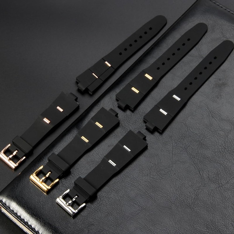 [Sibehill] 時計ベルト ブルガリ 交換用時計バンド 22mm*8mm シリコン ラバーベルト