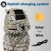 Ugold Solar Powered Owl with Motion Detection, Silent Mode, Flashing