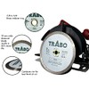 Trabo 4.5 Inch 3 Pack Tile Continuous Rim Diamond Metal