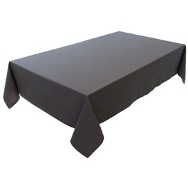 Tablecloth, Table Linen Made from 100% Cotton, Concept Collection, Choice of Colours and Sizes (Tablecloth - 150 x 220 cm, Basalt Grey)