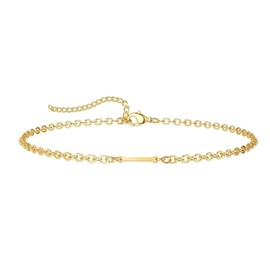 ZENGSING Letter Bracelets Women's Girls Letter Initial Bracelet Adjustable Elegant Bracelets A-Z Capital Initial Charm Bracelet Gold Bracelet Gifts for Women Girls