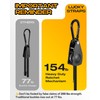 8 Pcs 48 Inch Adjustable Carabiner Bungee Cords with Hooks,