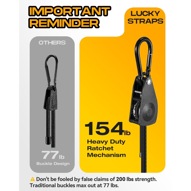 8 Pcs 48 Inch Adjustable Carabiner Bungee Cords with Hooks,